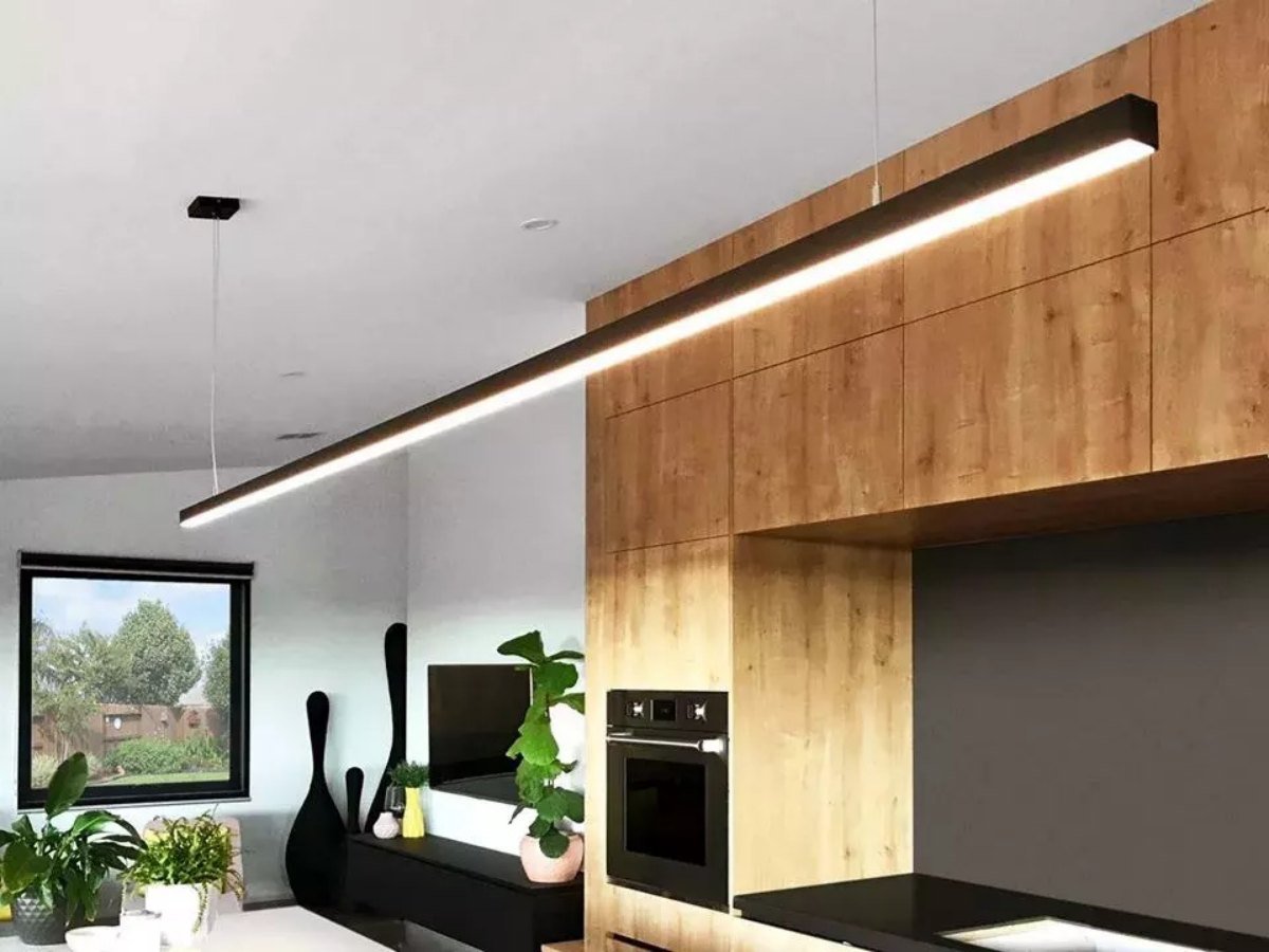 Pendant Mount LED Lighting Channel with PC Diffuser Cover-3