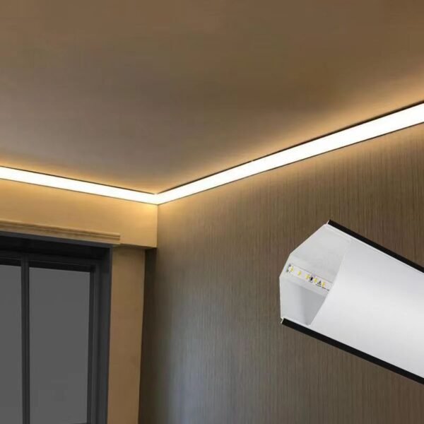 Innovative main lighting chooses Corner LED Profile light lighting solution