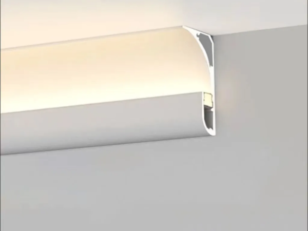 Ceiling Top Corner LED Profile White Aluminum Channels – LED Strip Channel