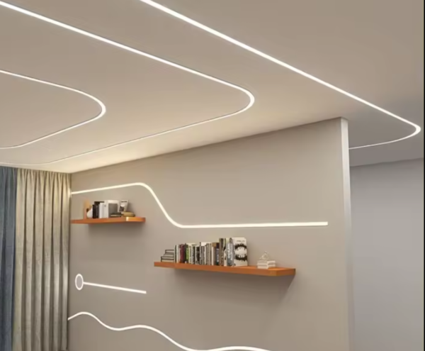 20mm Width Bendable Aluminum LED Channel Track with Flexible Silicone ...