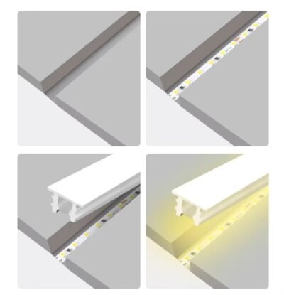Flexible LED Profile Silicone Neon Tube LED Strip Channel Diffuser ...