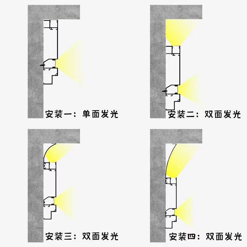 Surface-Mounted-U-Shape-LED-Channels-for-Kitchen-Lighting-8