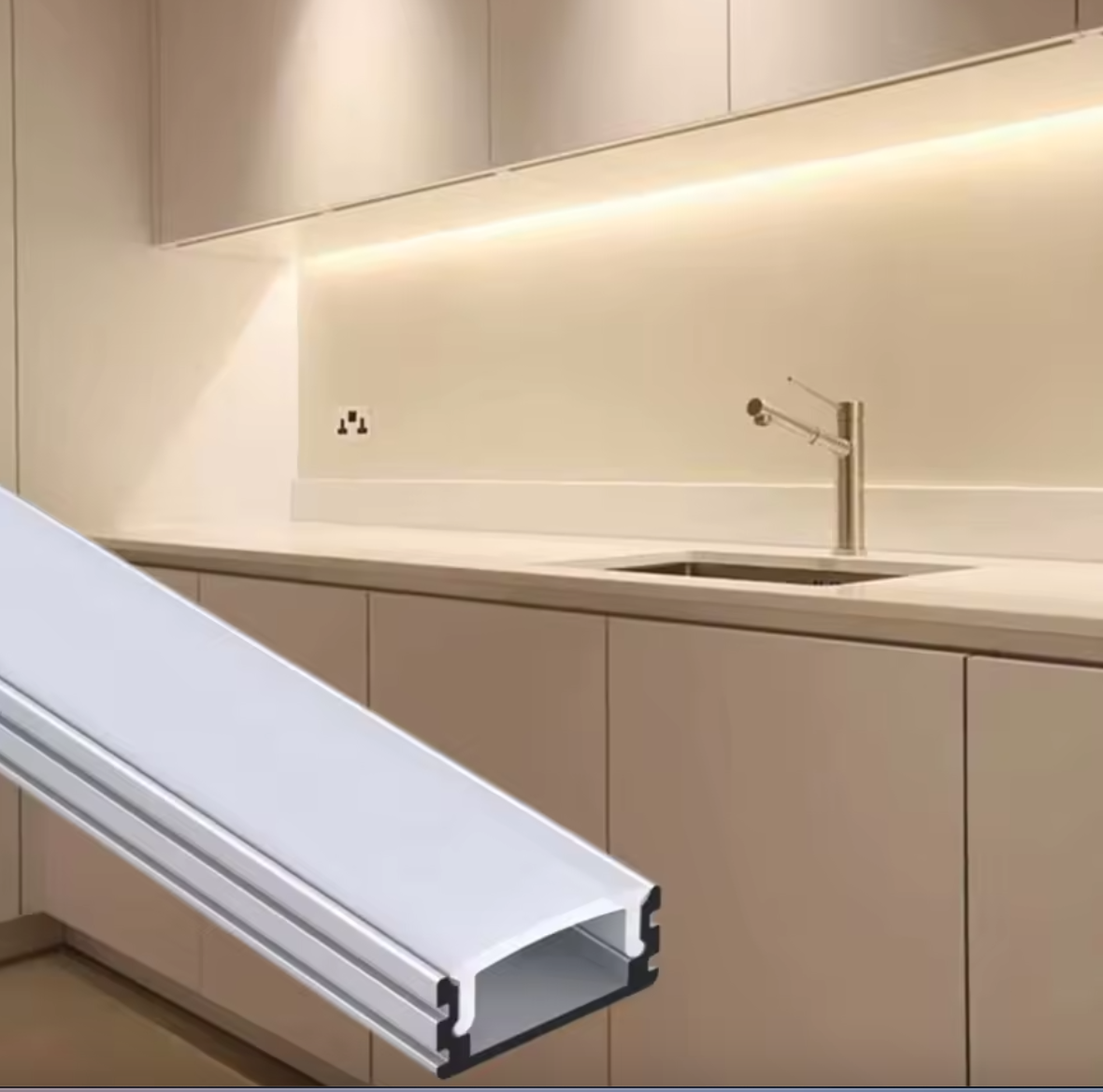Surface-Mounted-U-Shape-LED-Channels-for-Kitchen-Lighting-8